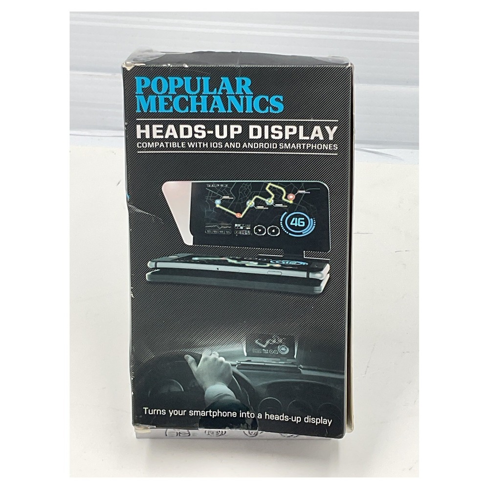 Popular Mechanics Smartphone HUD‎ Heads-Up Display iOS Android Navigation Mount